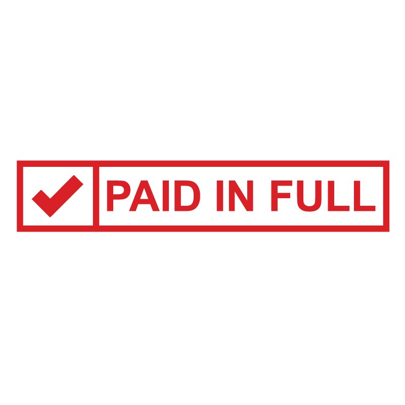 paid in full stamp image
