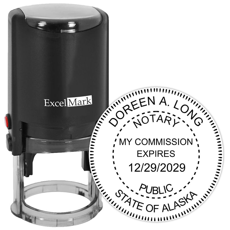 Texas Notary Stamps: Ink Pad for Heavy Duty Round Self-Inking Stamp