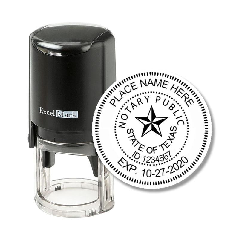 Expiration Date - ExcelMark Self-Inking Rubber Date Stamp - Compact Size -  Black Ink